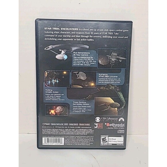 Star Trek: Encounters (Sony PlayStation 2 PS2, 2006) - CIB - Very Good Conditon - Picture 2 of 5